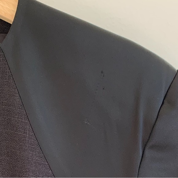 Sally Lapointe black midi dress .Size 6 .Pencil Dress new  with tag . - Picture 6 of 10